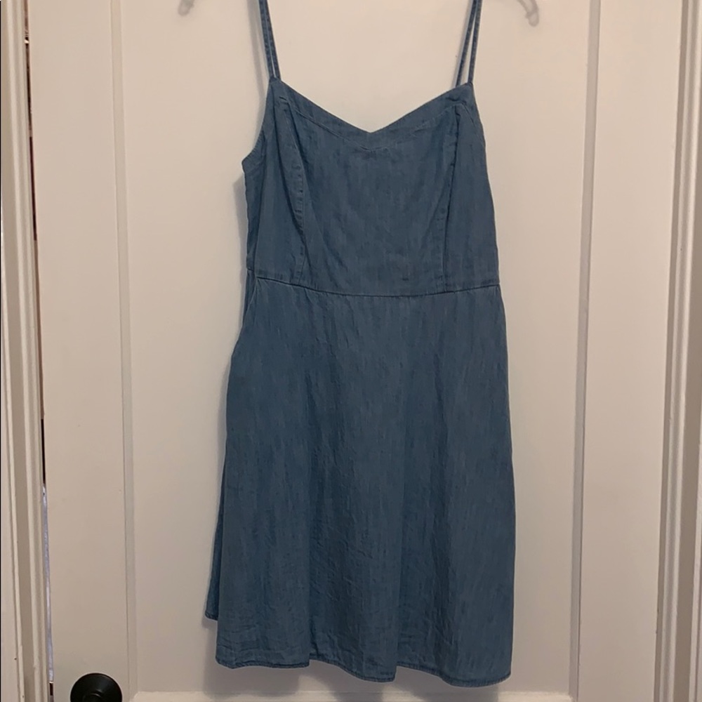 Denim heart shaped sun dress